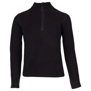 HOT CHILLYS Youth La Montana Black/Black Zip Top (HC9565-103)