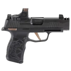 SIG SAUER P365-XL ROSE ROMEO-RS COMP 9mm 3.1in 2x 12rd Mags Manual Safety Striker-Fired Pistol (365XL-9-ROSE-MS-RS)