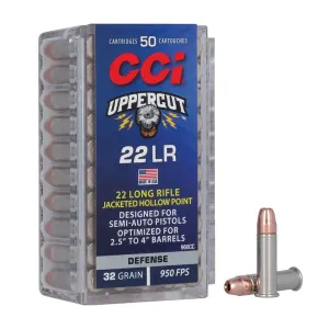 CCI Uppercut .22LR 32Gr JHP 50rd Box Rifle Ammo (960CC)