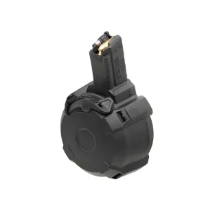 Magpul Industries PMAG, D-50, 50Rd Drum, Black, Fits HK94/MP5 Pattern Firearms MAG1181-BLK