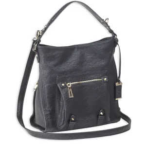 Bulldog Cases Hobo Anna Purse Holster, Fist Most Small Autos, Black Color, Leather BDP-053