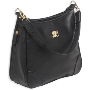 Bulldog Cases Hobo Style Purse, Includes Universal Fit Holster, Black Leather Finish BDP-010