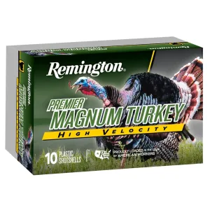 REMINGTON Premier Magnum Turkey High Velocity 12ga 3in 1-3/4oz 4 Shot 5rd Shotshells (28029)