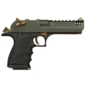 MAGNUM RESEARCH Desert Eagle L5 .357 Magnum 5in 9rd Mil-Spec Green Cerakote/Black Single-Action Pistol (DE357L5MSG)