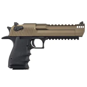 MAGNUM RESEARCH Desert Eagle L6 .50AE 6in 7rd Burnt Bronze Cerakote/Black Pistol w/ Picatinny Bottom Rail (DE50L6BB)