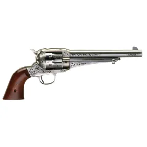 TAYLORS & COMPANY 1875 Army Outlaw .44-40 7.5in 6rd White Engraved Single-Action Revolver (550394)
