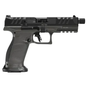 WALTHER PDP Pro SD Full Size 9mm 5.1in Threaded 3x 10rd Mags Black/Tungsten Grey Striker-Fired Pistol (2871971)