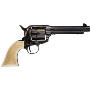 TAYLORS & COMPANY Marshal .45LC 5.5in 6rd White Checkered Single-Action Revolver (555127)