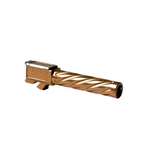 SHADOW SYSTEMS MR920 4in Unthreaded Spiral Fluted Bronze Match Barrel (SG9C-02-03SPL-BRZ)