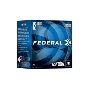 FEDERAL Top Gun 12Ga 8 Shot 2-3/4in 1oz 1300fps 25/Box Shotshell (TGSH128)