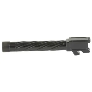 SHADOW SYSTEMS 9mm 5in Full Size Threaded Spiral Fluted Black Nitride Match Barrel (SG9CL-00-03TSPL-NIT)