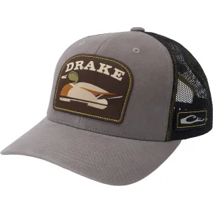 DRAKE Mallard Decoy Bungee Cord/Black Mesh Back Cap (DH4401-BGB)
