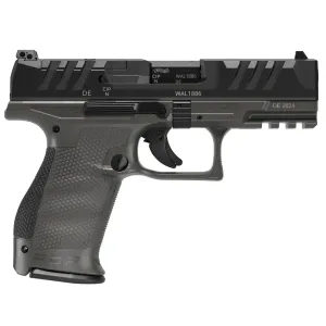 WALTHER PDP Two Tone Compact OR 9mm 4in 2x 10rd Mags Tungsten Grey Frame Striker-Fired Pistol (2871912)