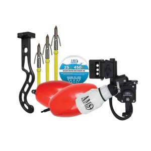 AMS BOWFISHING Retriever Pro Big Game Left Hand Crossbow Kit (611-BGXKIT-LH)