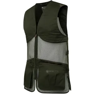 BERETTA Men's British Green Full Mesh Vest (GT671T155307Z9)