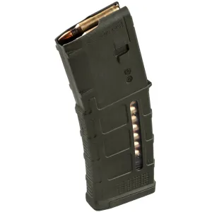 MAGPUL PMAG M3 AR Window 223 Rem/5.56 NATO 30rd ODG Rifle Magazine (MAG556-ODG)