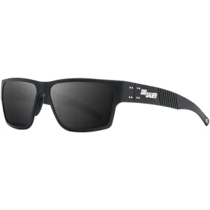 GATORZ EYEWEAR Delta Sig Sauer Black with Black Logo/Smoke Polarized Sunglasses (GZ-50-061)