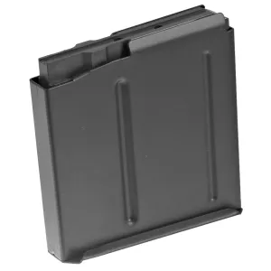 Ruger Magazine, 300 Winchester, 5 Rounds, Fits Ruger Magnum Precision Rifle, Steel, Black 90682