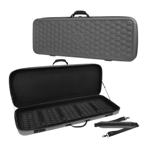 GRITR 42" Tactical Padded Double Rifle EVA Case, Gray