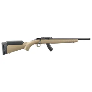 RUGER American Rimfire .17 HMR 16in Threaded 15rd FDE Bolt-Action Rifle (08371)