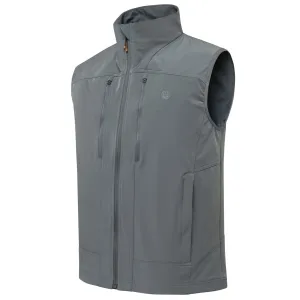 BERETTA Men's Sonoran Steel Grey Softshell Vest (GT602T2588090R)