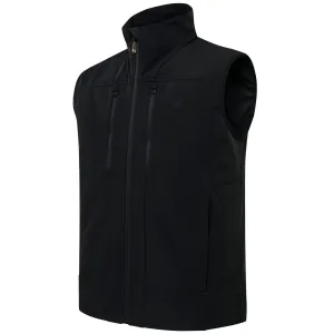 BERETTA Men's Sonoran Gunmetal Black Softshell Vest (GT602T258809S6)