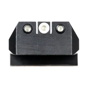NIGHT FISION .180in Blade White Front Ring/Black Rear Rings Night Sight Set for 1911 (1911-325-003-WGZG)