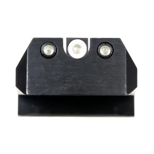 NIGHT FISION .180in Blade White Front Ring/U Notch Black Rear Rings Night Sight Set for 1911 (1911-325-007-WGZG)