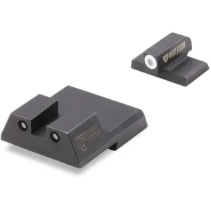 NIGHT FISION White Front Ring/Black Rear Rings Night Sight Set for HK VP9/VP9SK/P30/45C (HAK-126-003-WGZG)