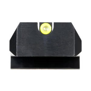 NIGHT FISION .180in Blade Yellow Front Ring/U Notch Blank Rear Night Sight Set for 1911 (1911-325-014-YGZX)