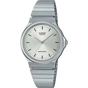 CASIO Men's Vintage Series Silver Quartz Analog Watch (MQ24D-7E)