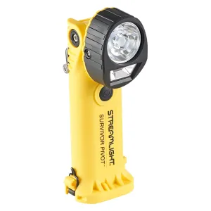 STREAMLIGHT Survivor Pivot 325 Lumens Yellow Right-Angle Rechargeable Flashlight (91812)