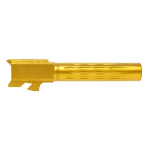 FAXON Match Series 9mm 4.02in Barrel for G19 w/ Patented Flame Fluting (GB910N19LGQ-N-TiN)