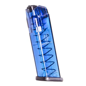 ELITE TACTICAL SYSTEMS GROUP 9mm 17rd Blue Magazine Fits Glock 17,18,19,19x,26,34,45,49 (GLK-17BLU)