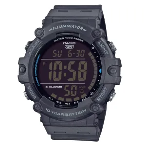 CASIO Men's Illuminator 10-Year Battery Black Watch (AE1500WH-8BV)