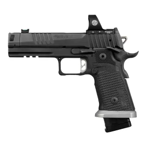 SIG SAUER P211-Gto 9mm 4.4in Compensator Single-Action Pistol w/ 2x21rd / 1x23rd Mags And Romeo3Pro (211F-9-GTO-R3P)