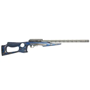 VOLQUARTSEN IF-5 .17 HMR 18.5in 9rd Rifle w/ Blue Lightweight Thumbhole Stock (VCF-HMR-BL-LTH)