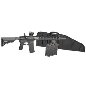 SPRINGFIELD ARMORY Saint Victor 5.56 NATO 14in Black Rifle Gear Pac w/ Viridian Venta, 4x 30rd Mags, Rifle Case (STV914556B-V2-B5-PAC)