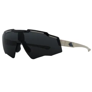 GATORZ EYEWEAR Blastshield B2 Desert Frame w/ Black Logo and MilSpec Ballistic Polarized Smoke Anti-Fog Lens Sunglasses (GZ-16-346)