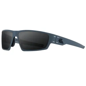 GATORZ EYEWEAR Warhawk Slate Frame w/ Black Logo and MilSpec Ballistic Smoke Anti-Fog Lens Sunglasses (GZ-15-099)