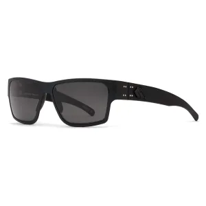 GATORZ EYEWEAR Delta Black /Black Logo /MilSpec Ballistic Smoke w/ Anti-Fog Sunglasses (GZ-04-002)