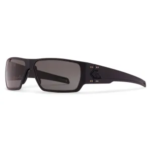 GATORZ EYEWEAR Specter Black /Black Logo /MilSpec Ballistic Smoke w/ Anti-Fog ANSI Z87.1 Sunglasses (GZ-08-401)