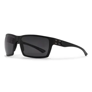 GATORZ EYEWEAR Marauder Black/Black Logo /Digitally Smoke Optimized Polarized Sunglasses (GZ-12-409)