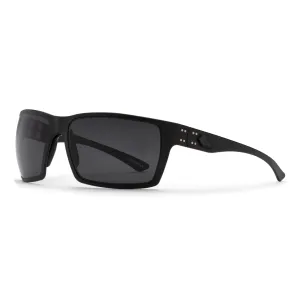 GATORZ EYEWEAR Marauder Black/Black Logo /Smoke Polarized Sunglasses (GZ-12-410)