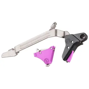 TIMNEY TRIGGERS Alpha Competition Purple Trigger for Glock Gen 5 Large Frame (Alpha-Glock-5-Large-Purple)