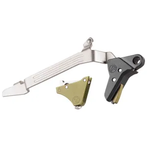 TIMNEY TRIGGERS Alpha Competition Green Trigger for Glock Gen 5 Large Frame (Alpha-Glock-5-Large-Green)