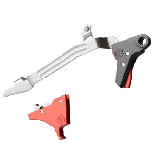 TIMNEY TRIGGERS Alpha Competition Red Replacement Trigger for Ruger RXM (Alpha-RXM-Red)