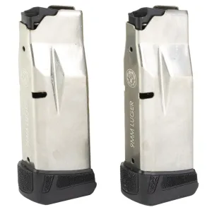 RUGER MAX-9 9mm 12-Round Steel 2-Pack Pistol Magazine (90716)
