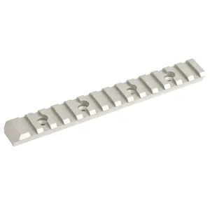 VOLQUARTSEN Flat Top Silver Picatinny Rail (VC10FTR-S)