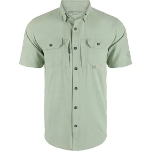 DRAKE WATERFOWL Men's Wingshooter Cross Hatch DS2625 Short Sleeve Shirt (DS2625)